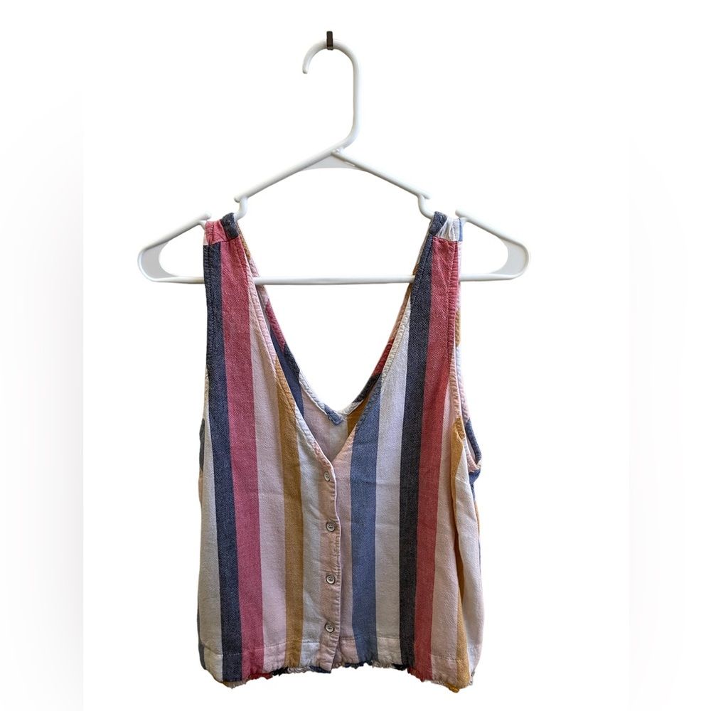 CLOTH & STONE deep v-neck tank top